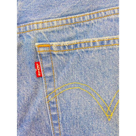 NWT Premium Big  E Raw Hem Shorts Button Fly High Rise Distressed Festival 28 - Picture 11 of 14